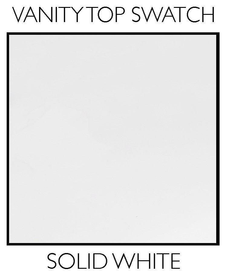 Design House 554592 31" Cultured Marble Vanity Top - Solid White