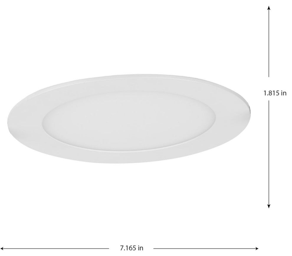 Everlume 6" Satin White 5-CCT LED Low Profile Canless Recessed Downlight