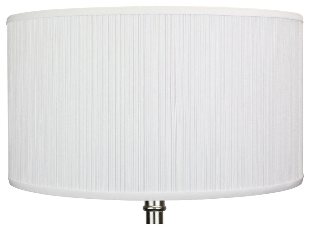 Fenchel Shades 20"x20"x11" Spider Attachment Drum Lamp Shade, Pleated Mush