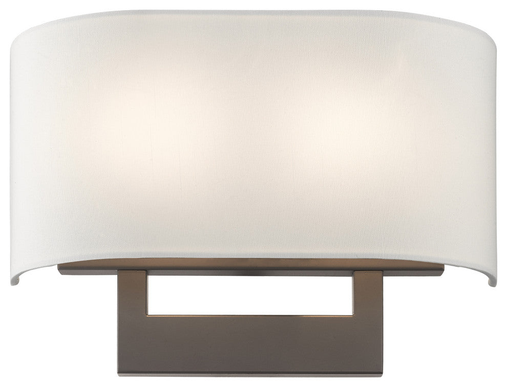 Livex Lighting Wall Sconces 2-Light Bronze Medium Sconce