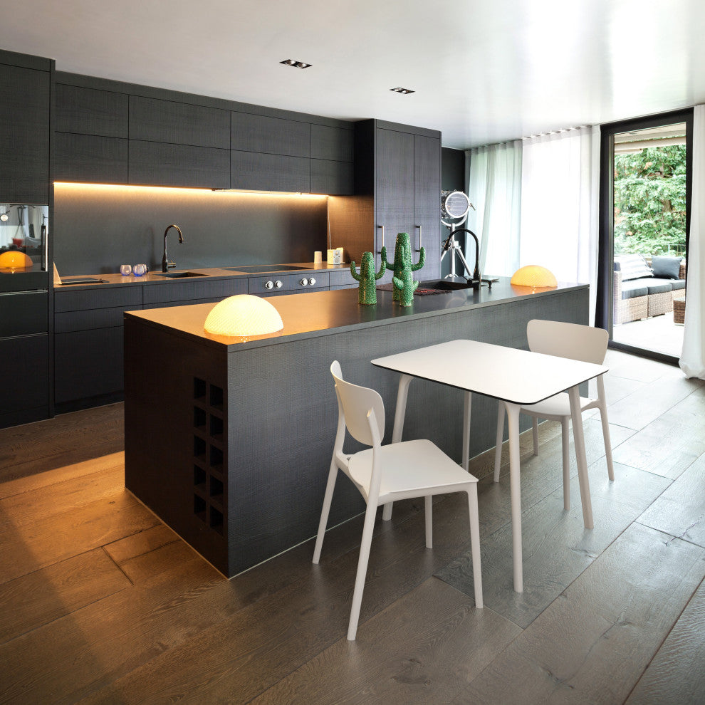 Monna Outdoor Dining Chair, Set of 2, White