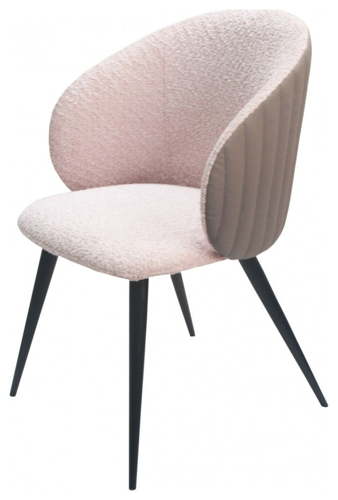 Gray Cream Contemporary Dining Chair