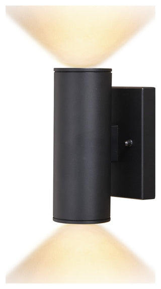 Chiasso 8"H LED Outdoor Wall Light Textured Black