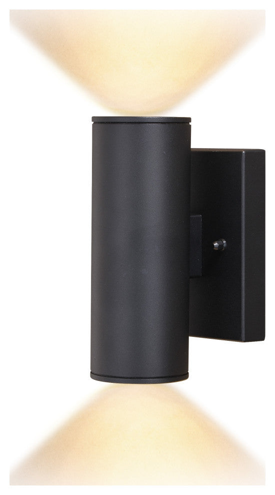 Chiasso 8"H LED Outdoor Wall Light Textured Black