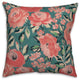 Pink and Red Flowers 18x18 Indoor / Outdoor Pillow