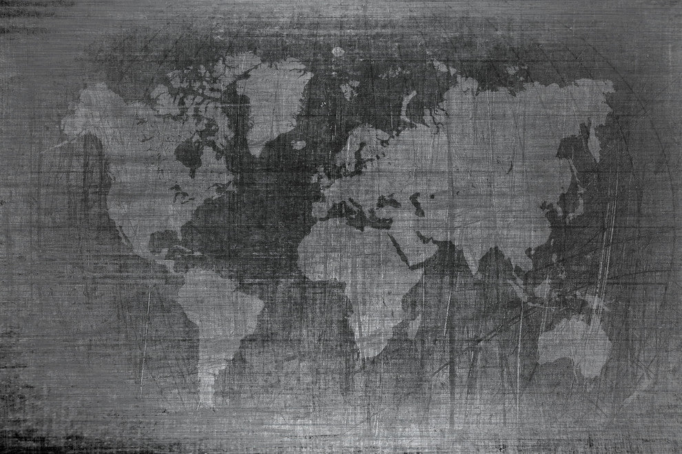 "Latitude 2" Print on Brushed Aluminum, 36"x24"