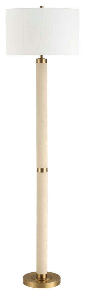 Uttermost Wessex White Floor Lamp