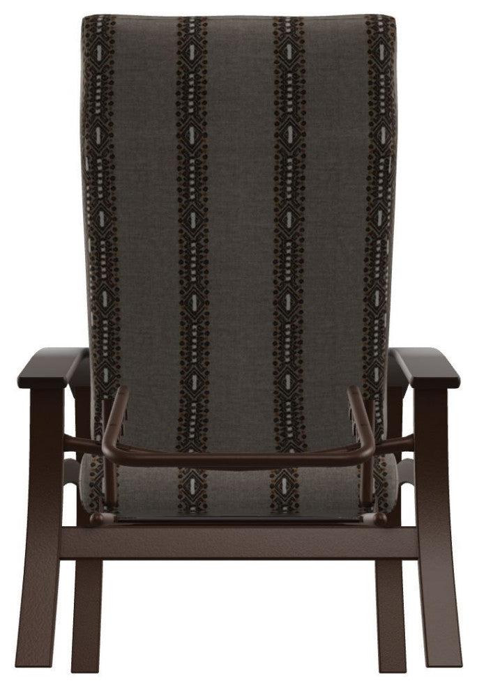 Belle Isle Cushion Outdoor Adjustable Back Chair, Guru Walnut/Kona
