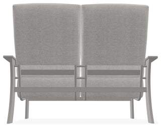 St. Catherine Deep Seat Outdoor Loveseat, Charter Silk/Warm Gray