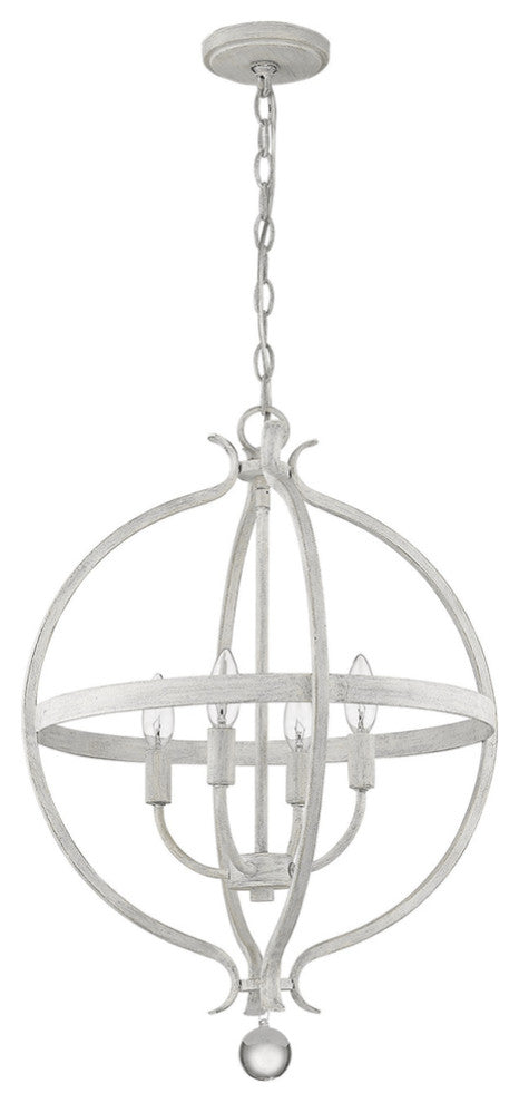 Callie 4-Light Country White Pendant