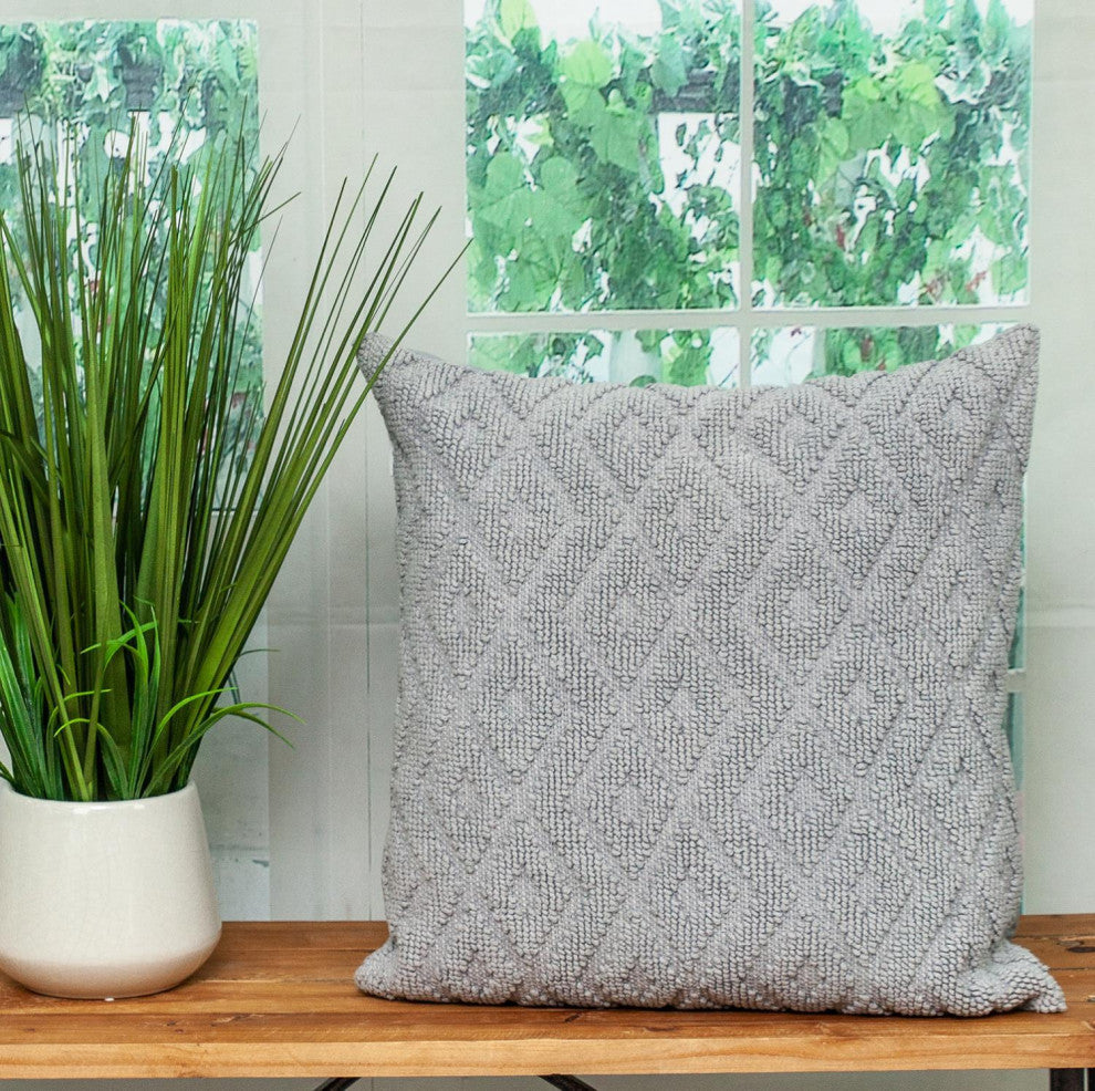 Parkland Collection Sorrel Gray Throw Pillow