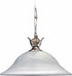 Marti 1-Light Interior Pendant, Brushed Nickel