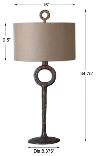 Uttermost Ferro Cast Iron Table Lamp