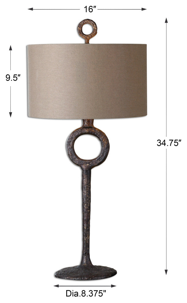 Uttermost Ferro Cast Iron Table Lamp