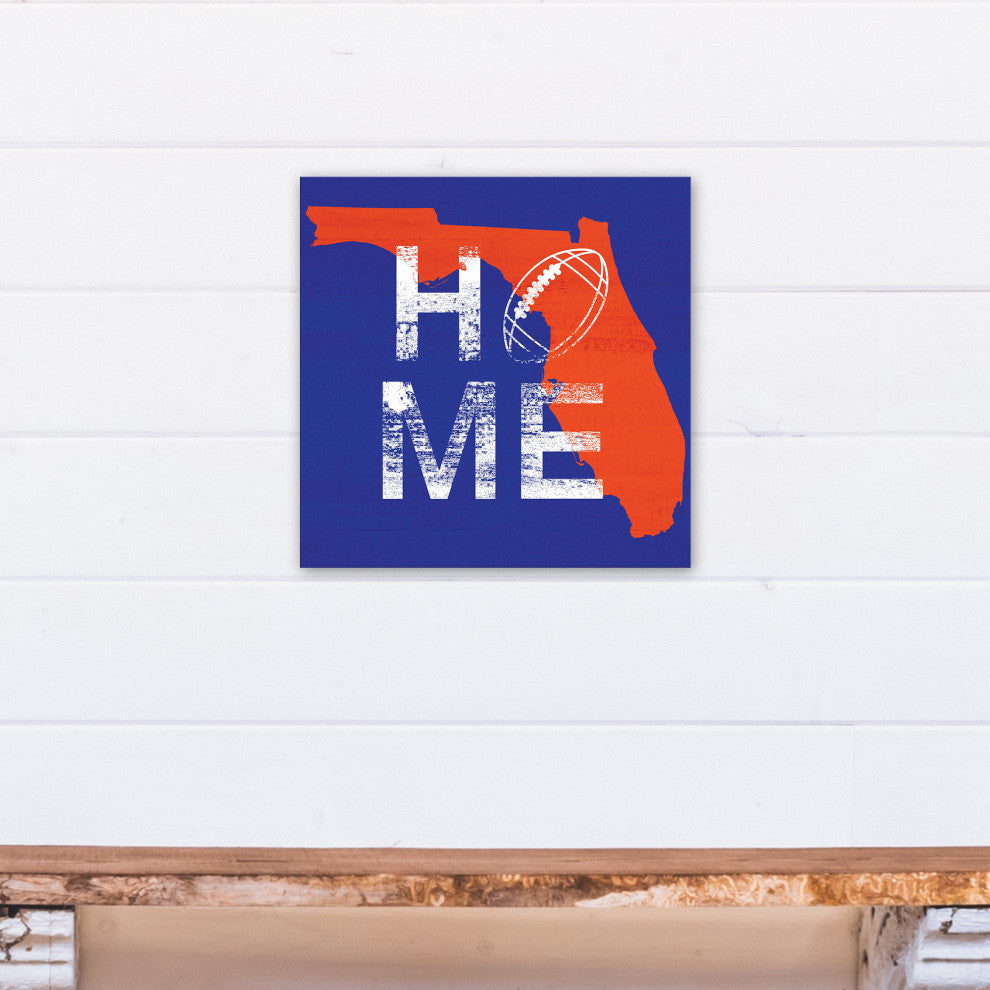 Florida Football State Pride 16x16 Canvas Wall Art