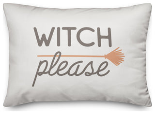 Witch Please 14x20 Throw Pillow