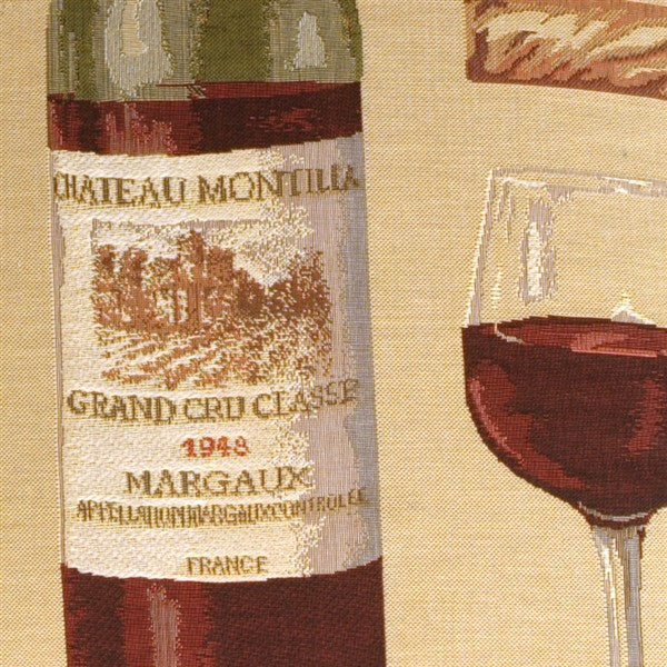 Pillow Decor - Fabrice de Villeneuve Red Wine Pillow
