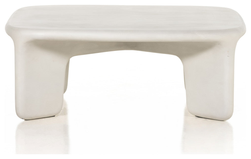 Dante Coffee Table-White Concrete