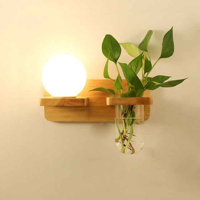 Requena | Luxury Wall lamp with Decorative Plant