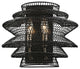Kokoro Wall Sconce, Kokoro Bronze