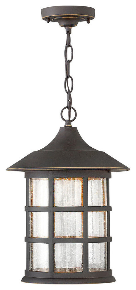 Hinkley Freeport Outdoor Large Hanging Lantern, Oil Rubbed Bronze