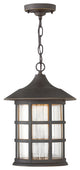 Hinkley Freeport Outdoor Large Hanging Lantern, Oil Rubbed Bronze