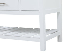 Home Living 22" Farmhouse White-Light Bathroom Vanity