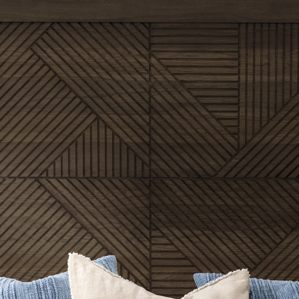 Santa Clara Wood Platform Bed, Toasted Brown, King