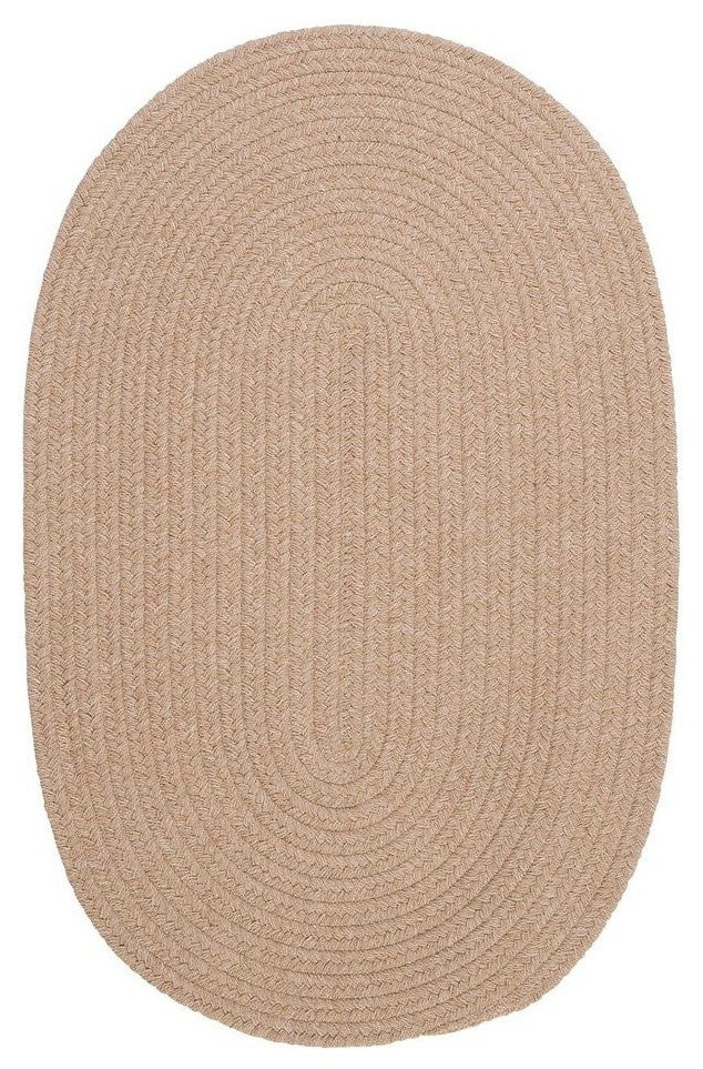 Colonial Mills Bristol WL13 Oatmeal Traditional Area Rug, 12' Round