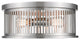 Zlite 334F3BN 3-Light Flush Mount, Brushed Nickel