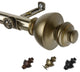 Madalena 13/16 inch dia. Curtain Rod, Antique Brass, 28"-48"