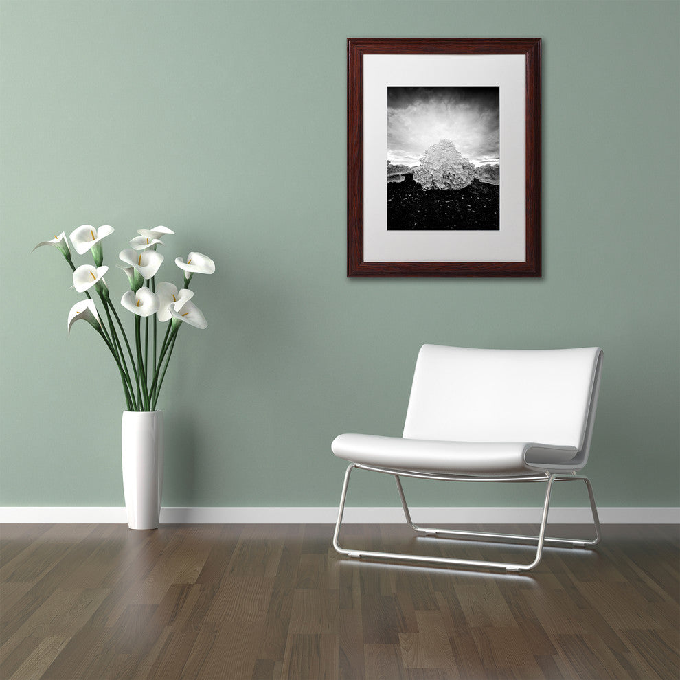 Philippe Sainte-Laudy 'Ice Diamond' Matted Framed Art