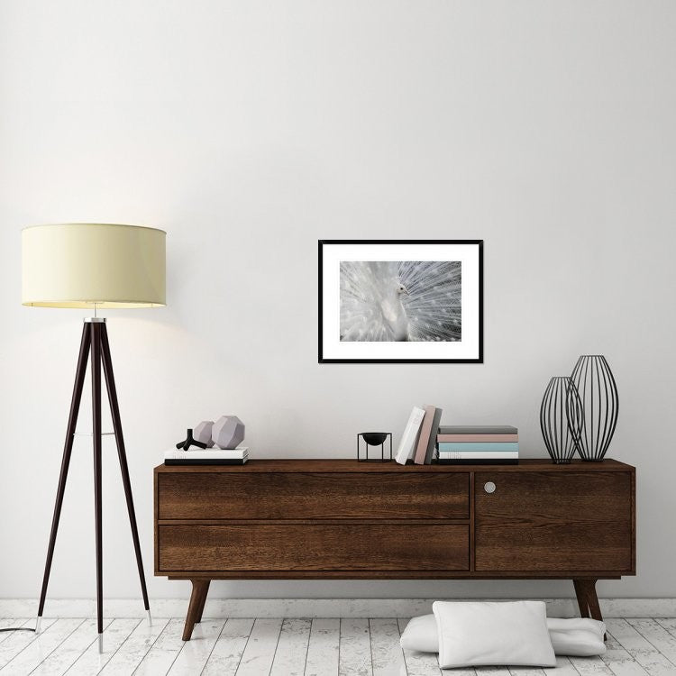 "As White As Snow" Framed Digital Print by Victoria Ivanova, 30x22"