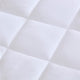 Sleep Philosophy Microfiber Waterproof Mattress Pad, White, California King