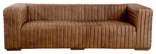 Castle Sofa Open Road Brown Leather