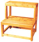 ALFI brand AB4402 20" Double Wooden Stepping Stool