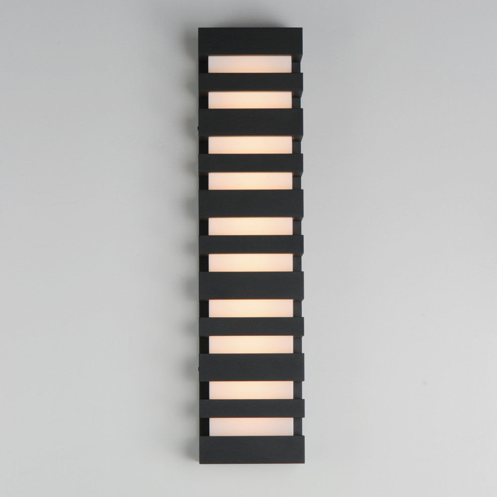 Maxim 86266 Keyes 28" Tall LED Outdoor Wall Sconce - Black