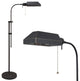 Kira Home Prescott 58" Adjustable Standing Pharmacy Floor Lamp, Includes 6W LED,