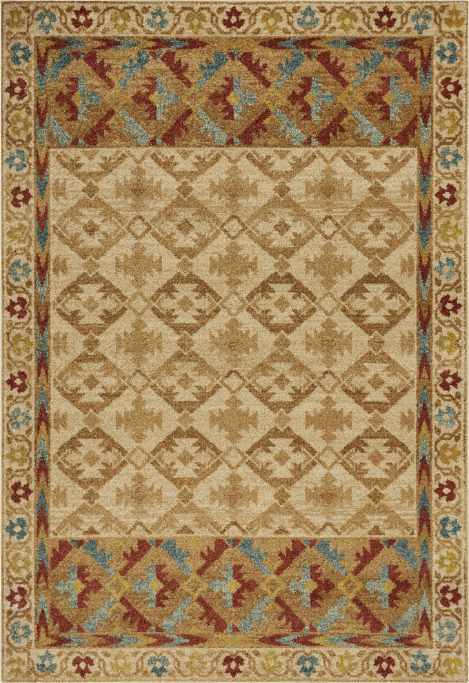118" X 158" Sand Polypropylene Rug