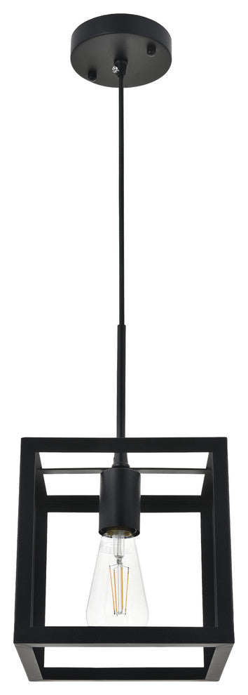 Black Finish 1-Light Pendant