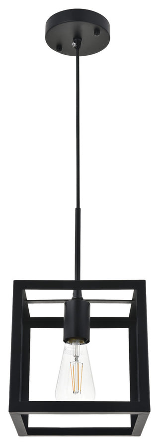 Black Finish 1-Light Pendant