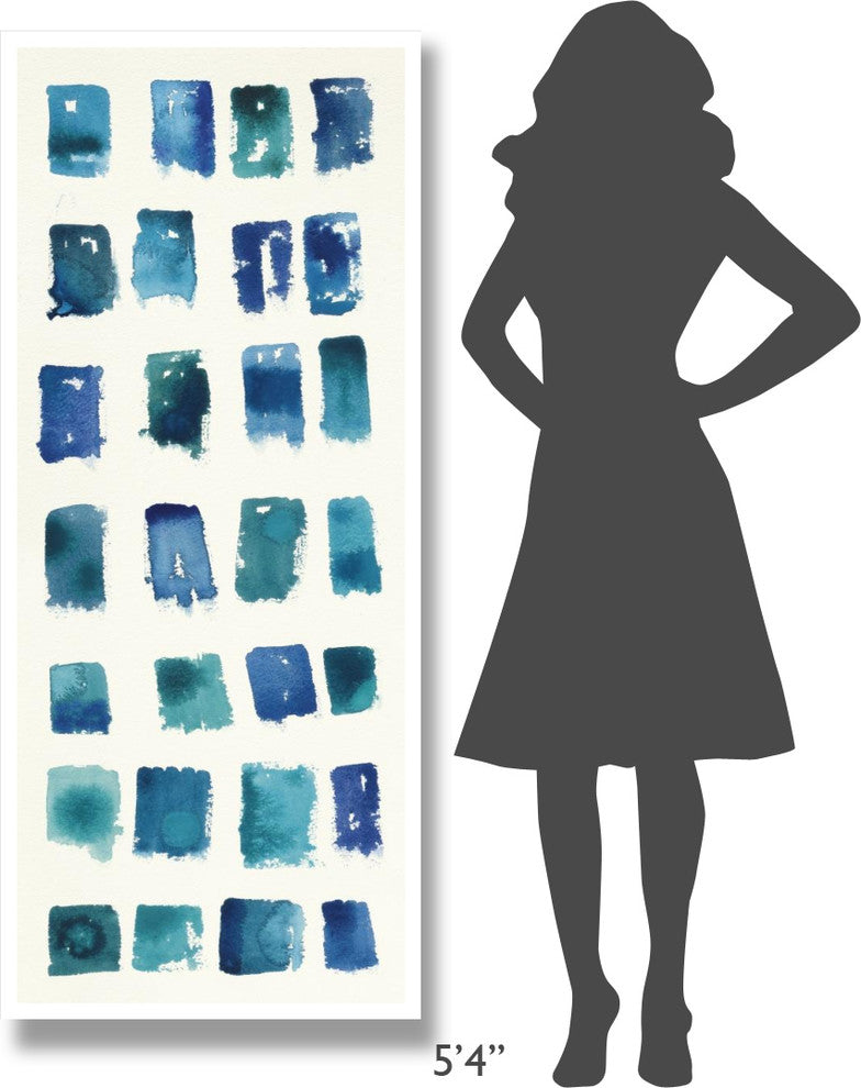 "Pas Parfait V" Digital Paper Print by Shirley Novak, 26"x62"