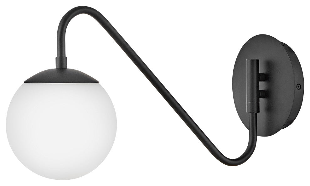 Lark Dottie Small Single Light Sconce, Black