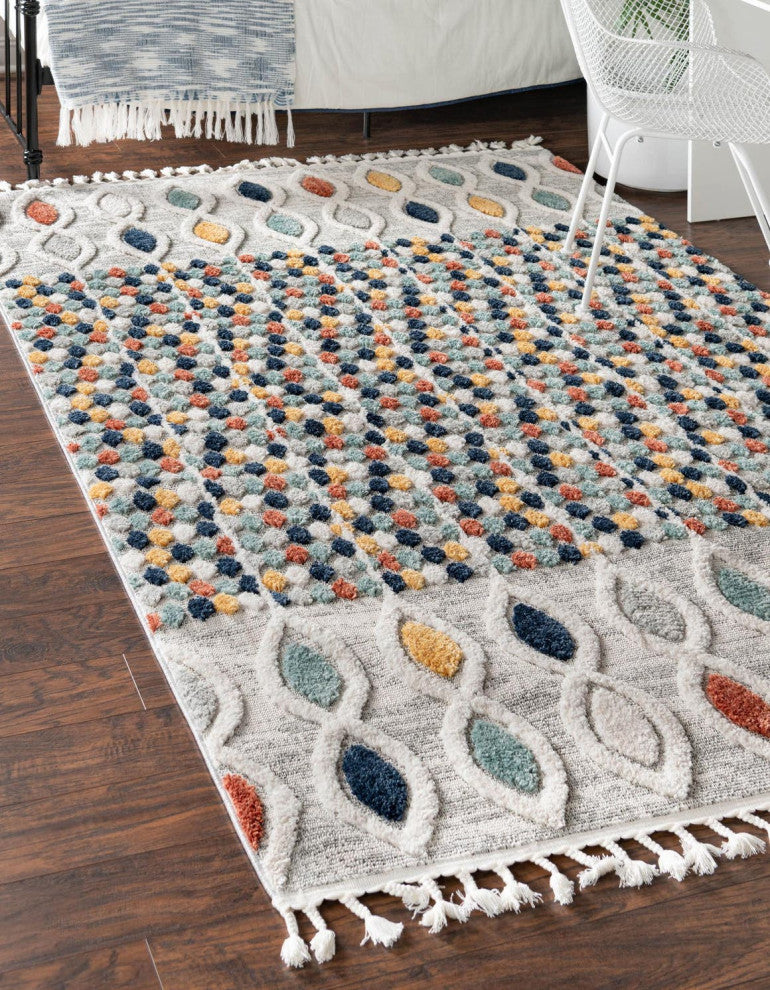 Unique Loom Cherokee Asheville Area Rug, Multi, 7' 10 X 10' 0 Rectangular