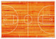 Flagship Carpets EW10162-5x8 Basketball Court Rug