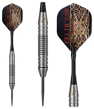 Viper Underground Celtic Blood Steel Tip Darts, 22 Grams