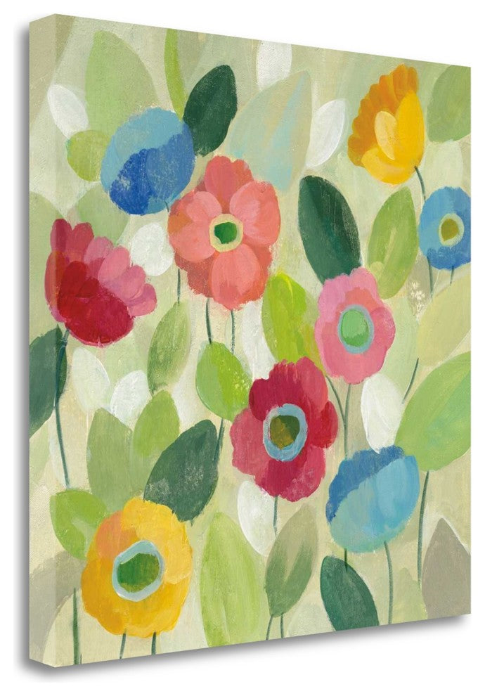 "Fairy Tale Flowers IV" By Silvia Vassileva, Giclee Print on Gallery Wrap Canvas