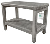 CoastalVogue Eleganto 24" Wide ShowerBench GR115, Gray