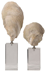 Uttermost Oyster Shell Sculptures, Set of 2
