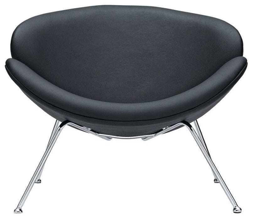 Nutshell Lounge Chair in Black
